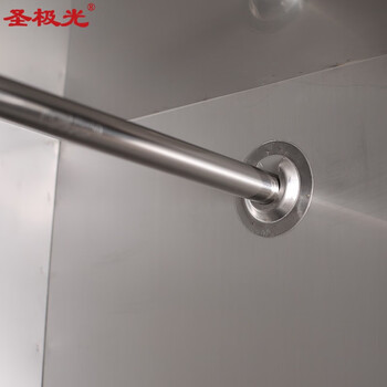 圣极光201不锈钢四门更衣柜铁皮柜子员工移动车间储物柜G1495可定制