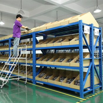 恒载定制货架300kg/层 蓝色外尺寸长180*60*200cm六层主架