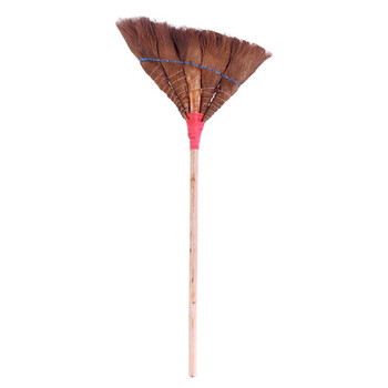 卫洋  WYS-121木杆棕扫把 工业用棕扫把 木柄棕扫把 棕毛扫帚扫把 大号植物笤帚