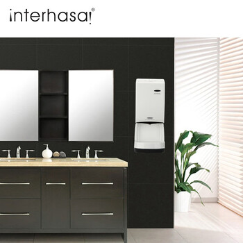 interhasa!英特汉莎 全自动感应喷雾式手消毒器 壁挂式净手器 皇室白 HSD-8000 700914