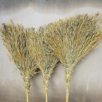 卫洋 WY-0018 手工扫把 清洁扫把物业工厂 环卫工竹柄小扫把 5把装