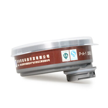 思创科技 圆形滤毒盒防护酸性气体或蒸汽 ST-LDP7 1只