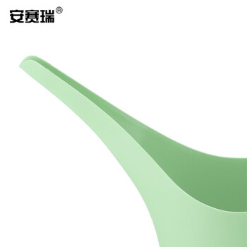 安赛瑞 浇水壶 长嘴浇水壶1.8升多肉种菜浇花洒水壶 盆栽种花水壶 1.8L 绿色 530936