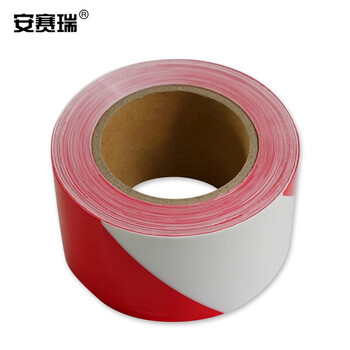 安赛瑞 警示隔离带（红白条纹）一次性警戒带 PVC警示带 7cm×130m 11641
