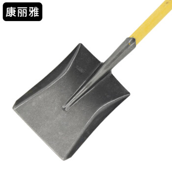 康丽雅 K-0343 方头铁锨头 锰钢铁铲头配件建筑农用铁锹头 方锨头本色