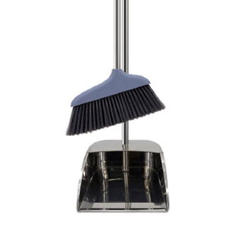 亿丽佳 套撮套扫不锈钢簸箕折叠大号扫把套装金属成套扫把（除尘美居 大号金属簸箕 颜色随机） 20件/组