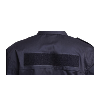 谋福（CNMF） 9654 夏季保安长袖作训服装薄款安检制服黑色短袖特训服夏训练服物业短袖款 （ 斜纹-170）