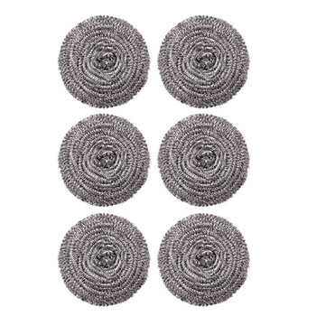 兰诗（LAUTEE）FH-1040 钢丝球厨房清洁不锈钢清洁球清洁不生锈钢丝刷 30g10个装