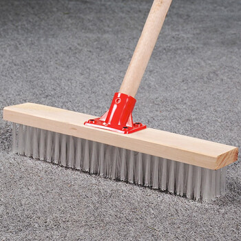 卫洋 地刷长柄刷尼龙丝头40cm杆长120cm 瓷砖地板甲板庭院青苔厕所刷地 1个装