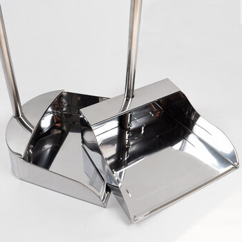 海斯迪克 不锈钢簸箕垃圾铲 加大加厚(5个起订) 扫地畚斗清洁用品 HKZ-4