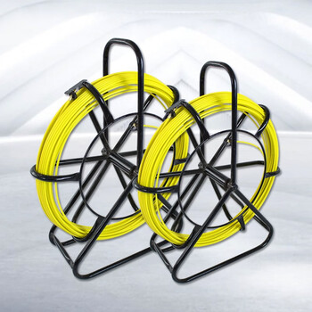 汉盛龙5#30米粗度4毫米加丝穿线器引线器电工玻璃钢穿线神器穿管器拉线穿缆管道光缆疏通器