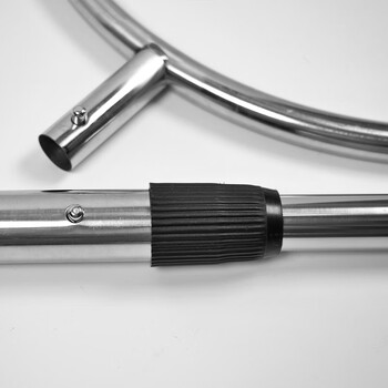 海斯迪克 HK-69 防暴钢叉 保安防暴器材 不锈钢便携钢叉 学校校园工厂保安用品 可伸缩款