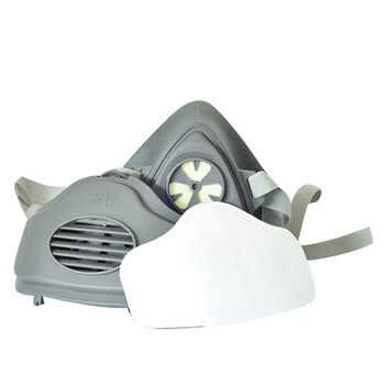 冠桦5101防尘口罩面具滤棉 50片 打磨装修煤矿电焊水泥沙场防工业粉尘透气滤棉 定制