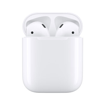 Apple/苹果 AirPods (第二代) 配充电盒 苹果耳机 蓝牙耳机 无线耳机 适用iPhone/iPad/Apple Watch/Mac