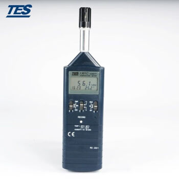 泰仕 TES-1361C  温湿度计 温湿度记录仪 温湿度表 1年维保