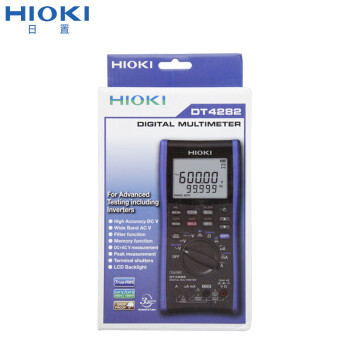 日置（HIOKI）DT4282-30 多功能型数字万用表/便携式 6 1/2位 手动量程
