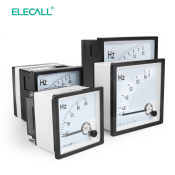 伊莱科(ELECALL)CP-72/96交流频率表100/220/380V 45-55Hz 需定制 白色 CP-72/220V（72*72mm）45-65Hz 7
