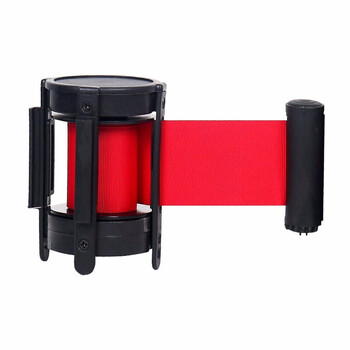 鸣固 一米线栏杆 警戒线隔离伸缩带 加厚银行护栏宾馆机场围栏杆 2米线伸缩头