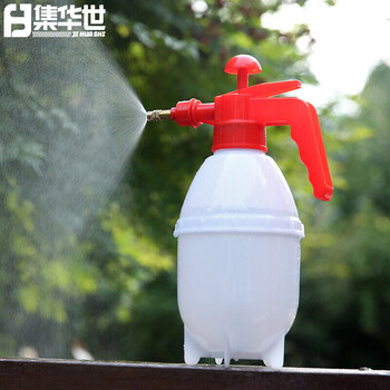 集华世 手持小型压力喷水壶铜嘴气压式喷壶【1.5L颜色随机2个装】JHS-0170