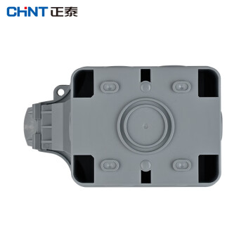 正泰防水插座盒 IP66级明装阻燃防水 86型浴室卫生间开关防溅盒 空盒
