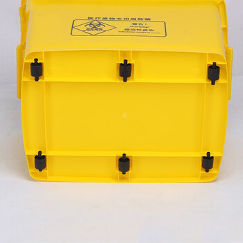 锐拓医疗废物周转箱 医疗垃圾转运运转箱 黄色周转箱加厚100L