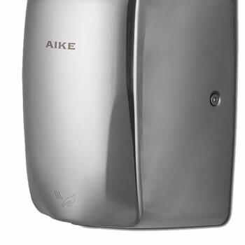 艾克（AIKE）AK2803B 不锈钢干手器卫生间烘手器高速全自动感应干手机小型烘手机 单面感应 镜面银