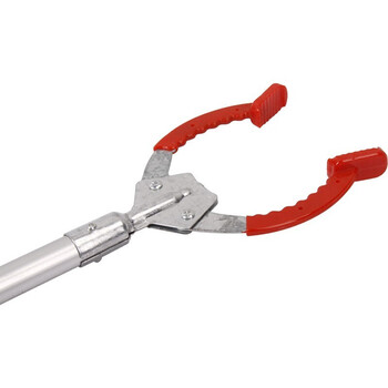 海斯迪克 HKQJ13 垃圾夹 拾取器拾物钳 环卫分类取物钳（颜色随机）铁杆直杆