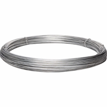 鸣固 镀锌铁丝 防锈电镀铁丝 晾衣绳挂窗帘工地建筑细铁丝线 12号1斤（直径2.8mm）约8米 ZA1214