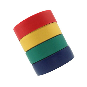 联塑 电工绝缘胶带胶布1500#/18mm*10m  12卷装（黑红绿白蓝黄各2卷）