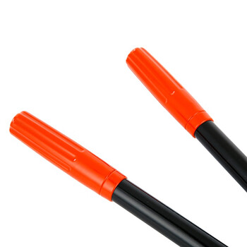 益美得 WY3054 园林草坪修枝剪刀绿篱剪篱笆剪园艺工具 加粗黑红款