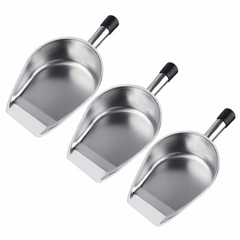 兰诗（LAUTEE）BJ-212 不锈钢手持垃圾铲 加厚铁簸箕 钢柄窄口小号