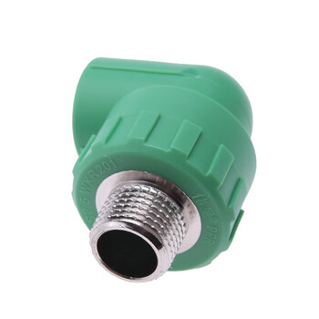 伟星ppr水管配件 ppr管材管件 6分绿色环保水暖管件 外丝弯头25/6分*1/2 绿色