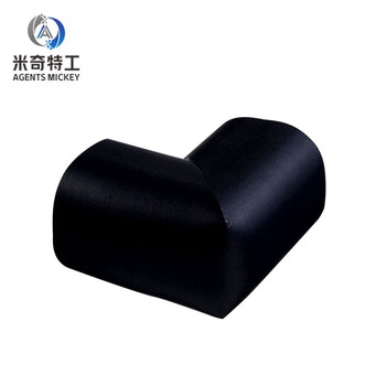 米奇特工（Agents mickey）防撞角 安全防护角 加宽加厚防撞角条 黑色（10个装）加厚款L型防撞角
