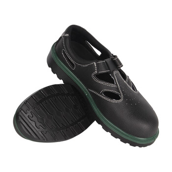 霍尼韦尔SHTUSL101防砸安全凉鞋带透气孔夏季工作鞋 1双 黑色 46
