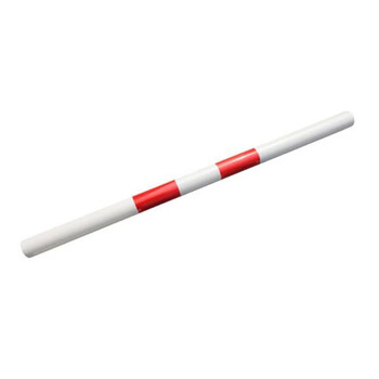 鼎红 塑料隔离墩2米杆子 防撞桶道路交通分流水马隔离护栏围栏柱 路障锥警示反光桶