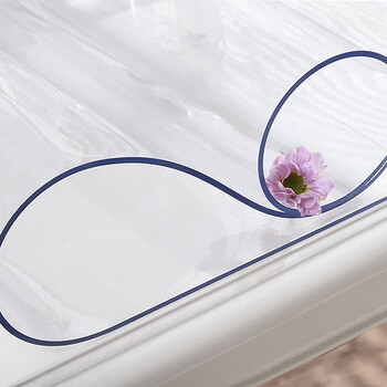 3G 水晶板透明软玻璃PVC桌布 桌板 厚1.5mm*宽1.4m*长15m 企业定制