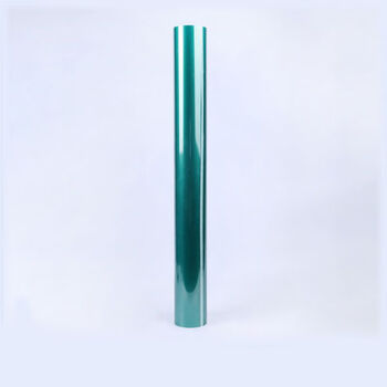 飞尔（FLYER）绿膜胶带 绿色硅胶高粘绝缘保护膜胶带【66m×195mm×0.07mm】