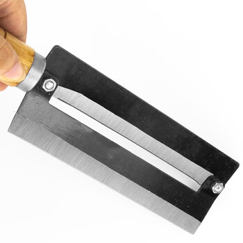 海斯迪克 HKY-241 65号锰钢清洁刨刀 蔬菜瓜果菠萝甘蔗削皮刀 木柄(5把)