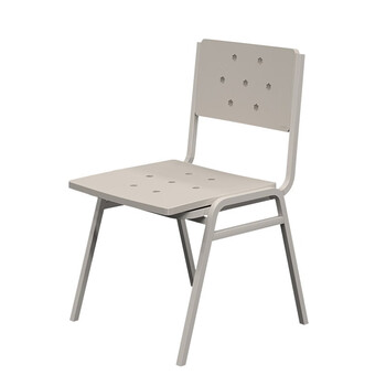 盛悦欣美 制式营具坐椅钢椅灰白椅营房靠背椅 战士学习椅子