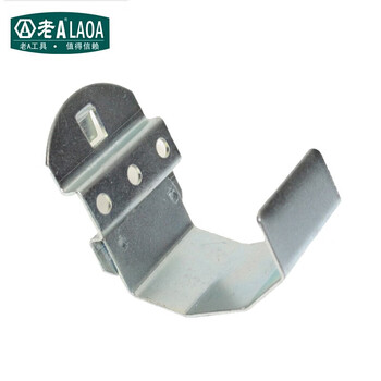 老A LAOA LA11401-p货架挂钩配件展示架挂钩工具货架挂钩 杆件托架80mm(5支装) 量大定制