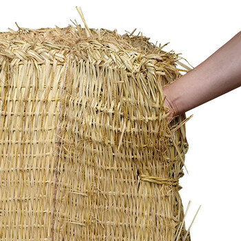 兰诗（LAUTEE）FH-2095 防滑草包稻草垫子稻草袋子护坡草袋稻草编织袋 草垫草袋中号 50*85CM