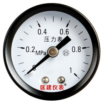 匡建仪表（CONJANT）Y-40Z轴向 指针式 水压表油压表气压表 表盘直径40mm 0-1MPa