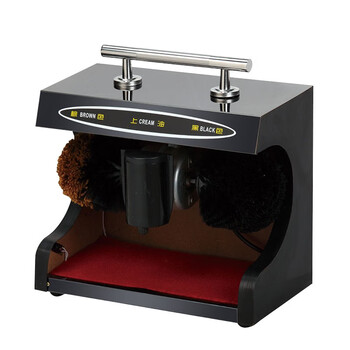 益美得 FH-1292  酒店全自动感应擦鞋机多功能电动刷鞋机擦鞋器 钛金色