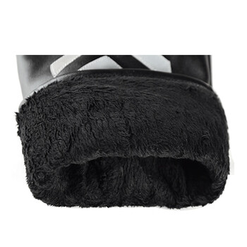 谋福CNMF 交通指挥手套保暖加绒棉手套 骑车保暖手套（加绒指挥款手套黑色）977