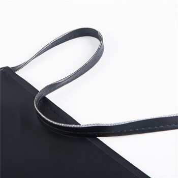 莫恩克 厨房无袖围腰  加厚皮革橡胶防水防油防污围裙 耐油耐磨屠宰场围裙 黑色