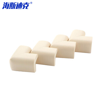 海斯迪克 HK-339 安全防撞角 护角 桌角防碰保护套 L型 米白色