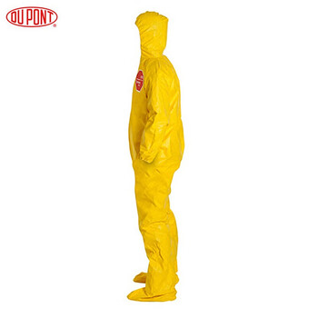 杜邦（DUPONT）TychemC 连体防护服防化服耐高浓度强酸碱化学液体耐腐蚀防油防水服L码1件