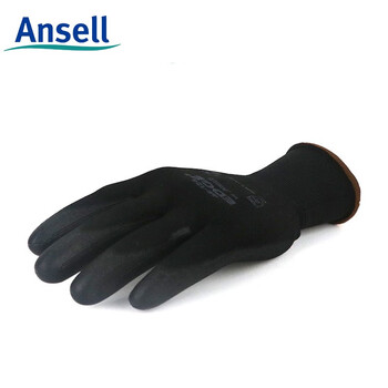 安思尔(Ansell) 48-126-8# 耐磨工作防滑透气抗撕裂PU涂掌手套 12副/打