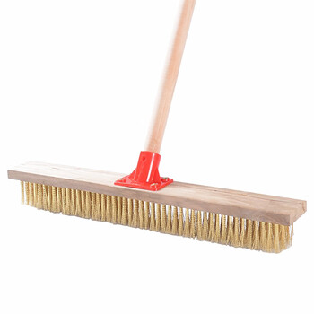 卫洋 地刷长柄刷镀铜钢丝头50cm杆长120cm 瓷砖地板甲板庭院青苔厕所刷地 1个装