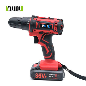 VOTO 充电式手电钻多功能锂电钻电动螺丝刀批微型小枪钻VT1403 VT1403-36v双速1电纸盒装 其他 3 
